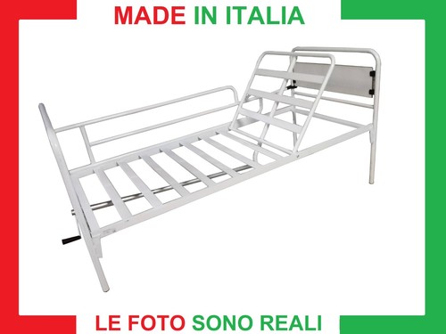 Letto degenza con schienale - letto,